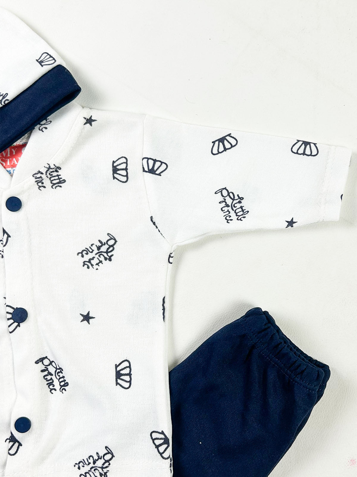 0Mth - 3Mth Prince Navy Blue 6Pcs Gift Set For Newborn NBGS420