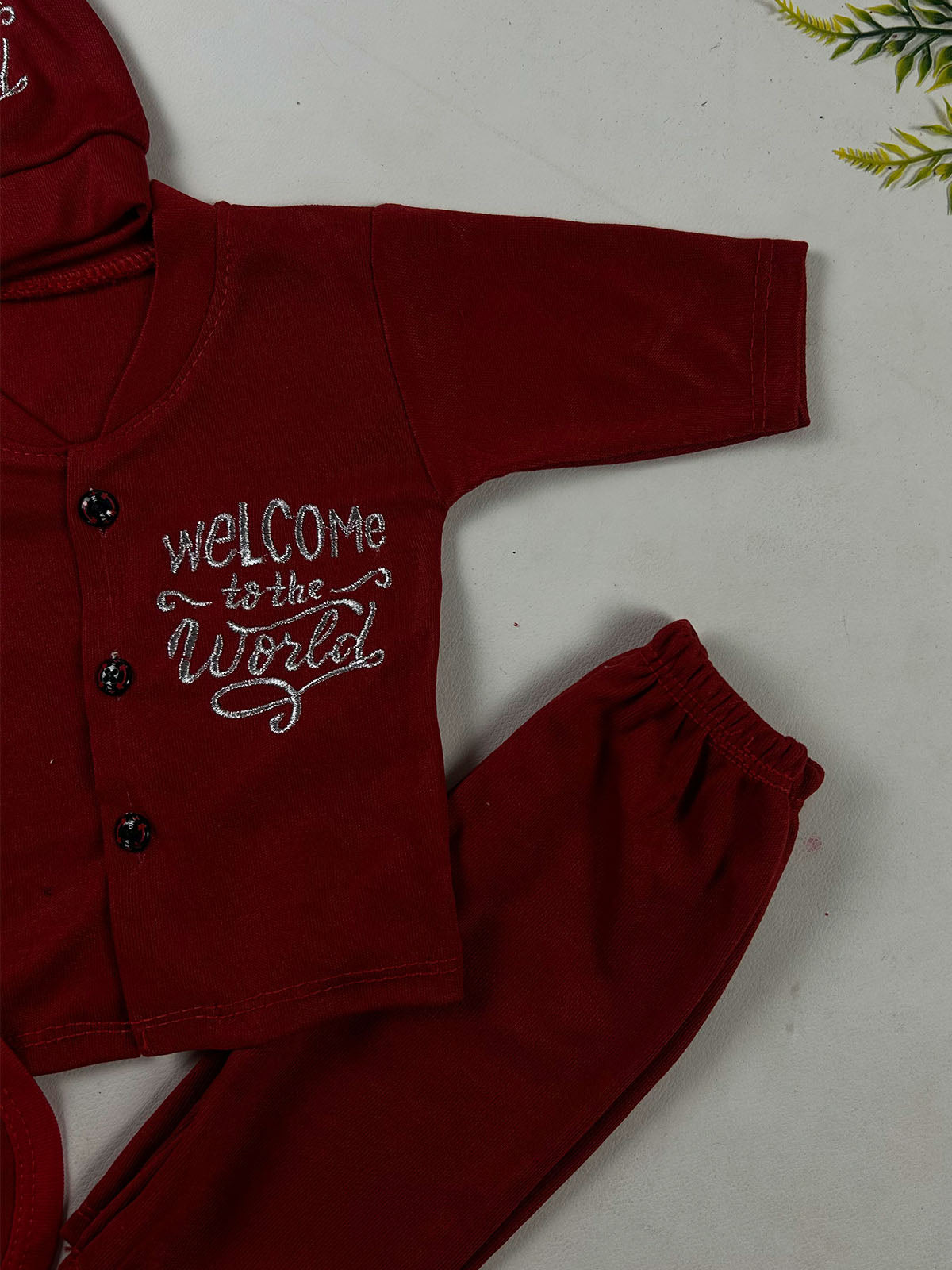 0Mth - 3Mth WTW Red 5Pcs Gift Set For Newborn NBGS425