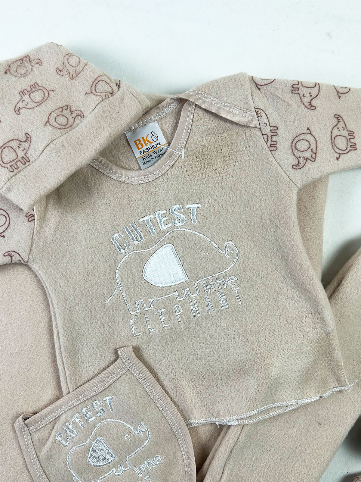 0Mth - 3Mth CE Brown 8Pcs Gift Set For Newborn NBGS411