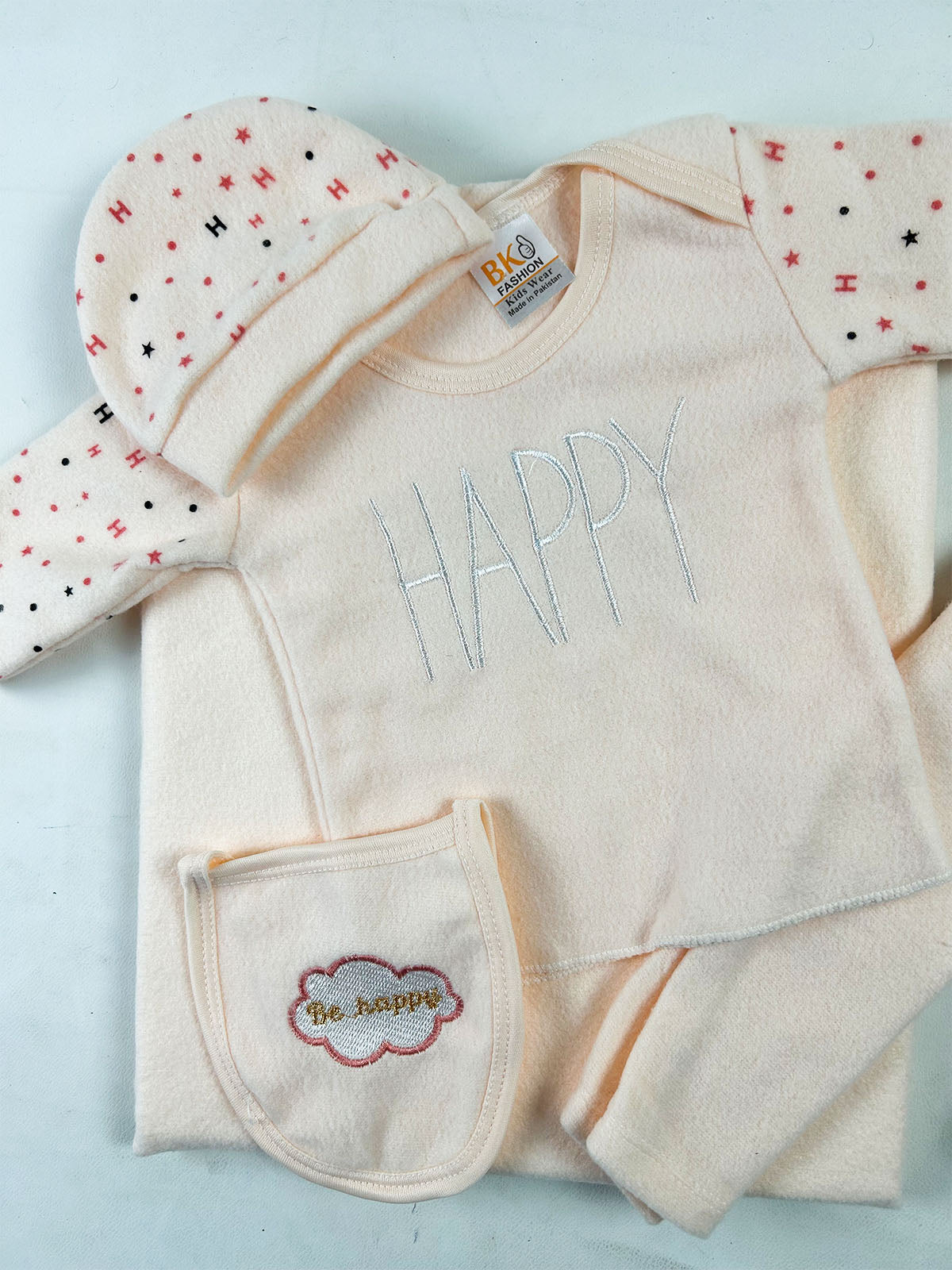 0Mth - 3Mth Happy Peach 8Pcs Gift Set For Newborn NBGS407