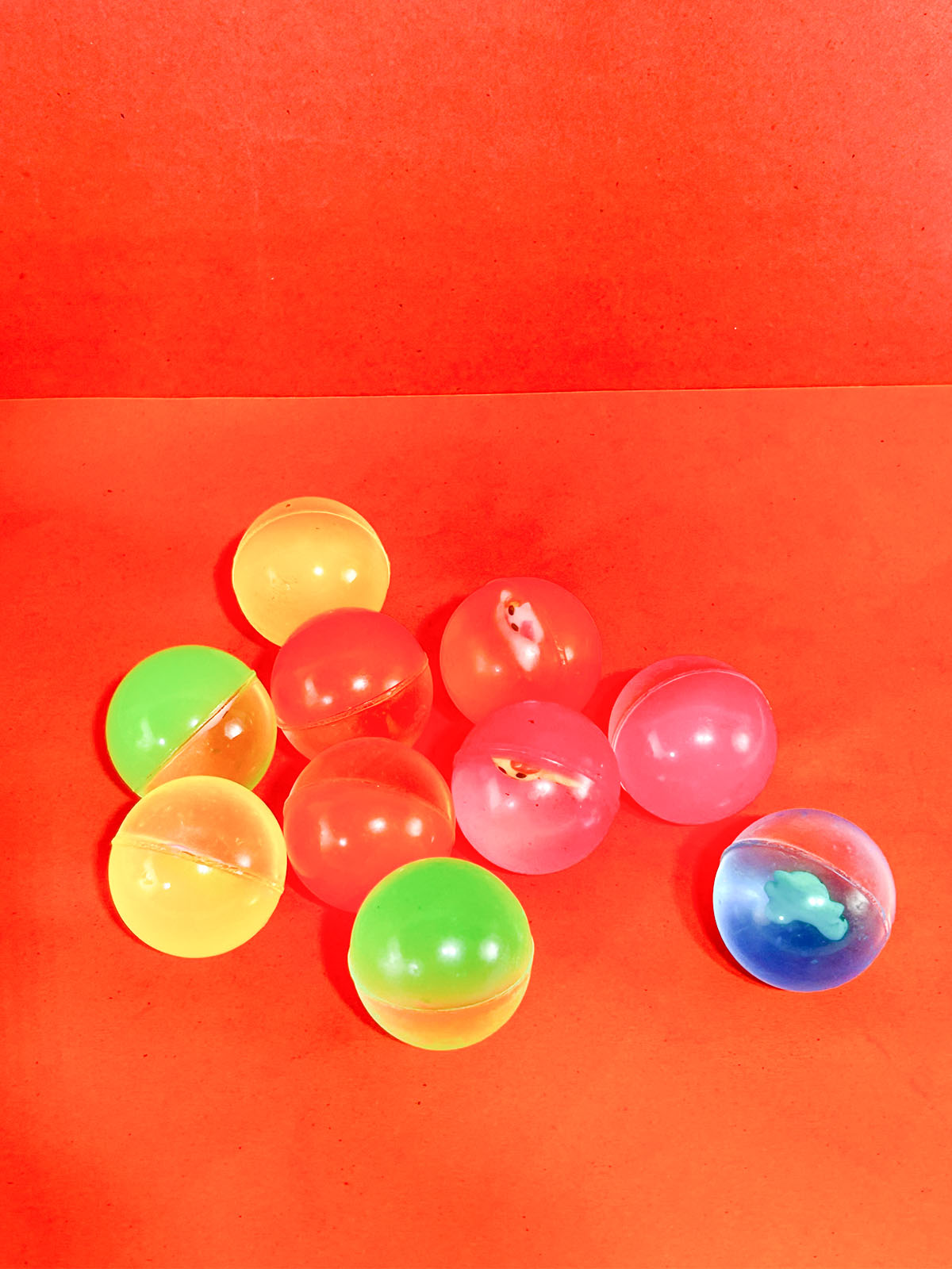 Pack of 10 Sim Magic Balls, Bouncing Balls For Kids