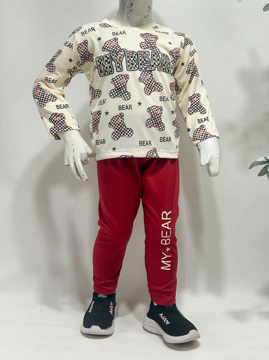 1Yr - 4Yrs MB Red Suit For Kids BS795