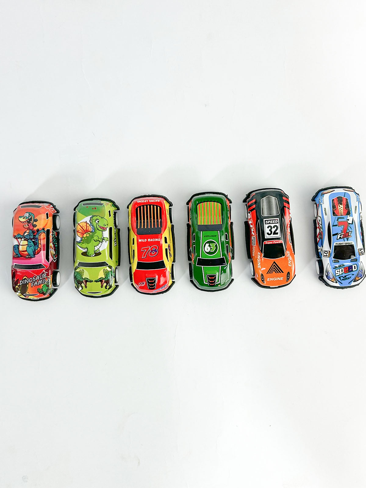 6 Pcs Extreme Fun Racing Cars Set For Kids