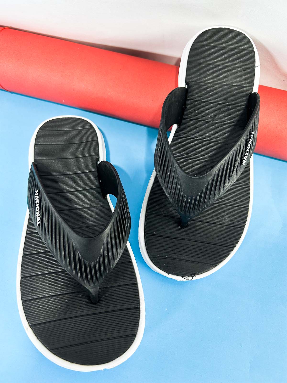 Black Comfortable Slipper for Men MC106