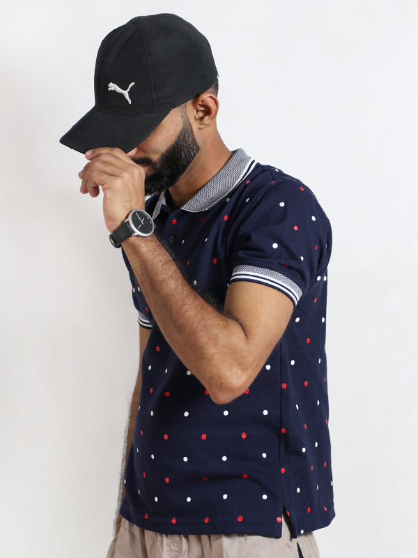 HG Men's Polo T-Shirt Navy Blue 11
