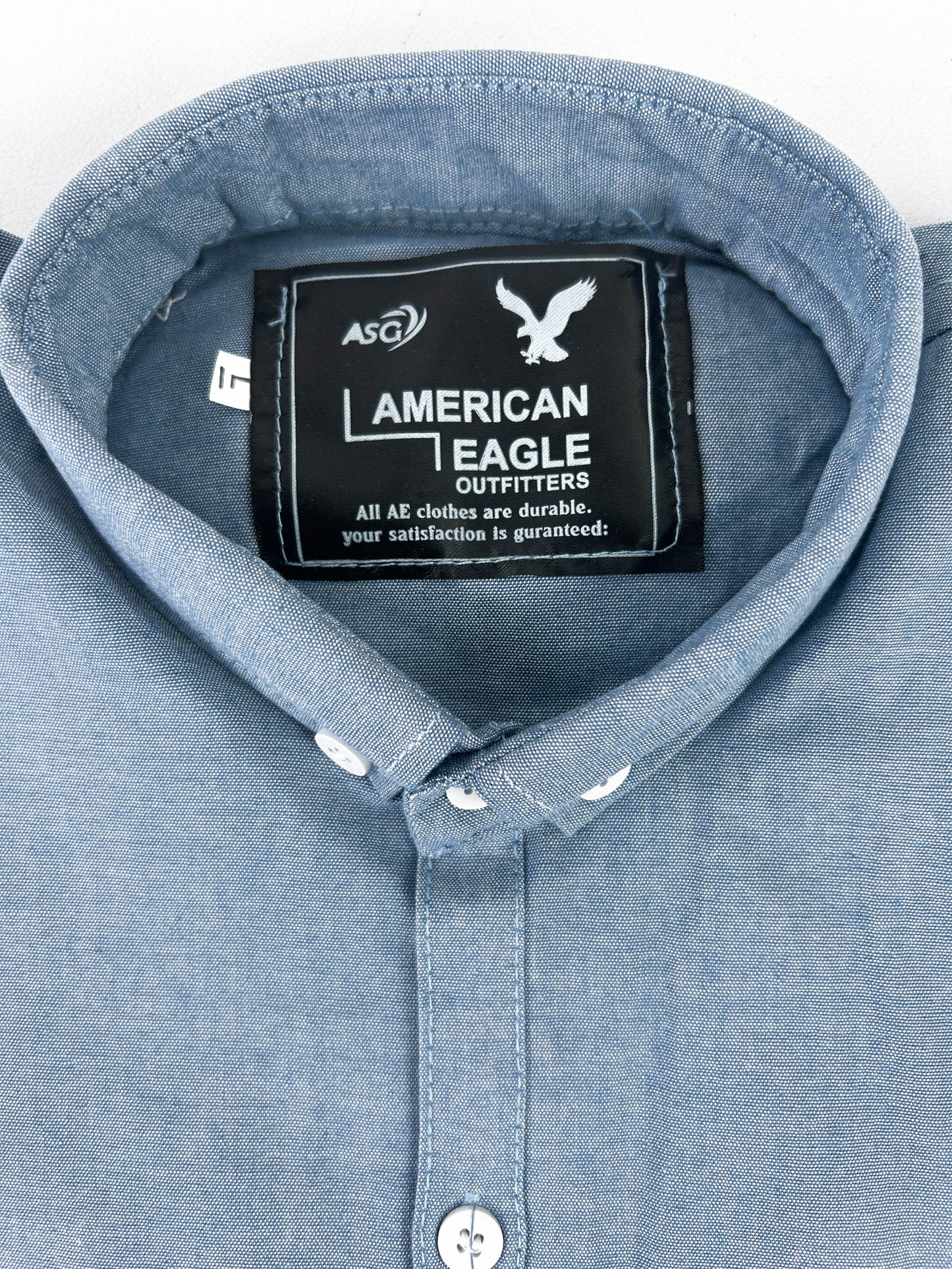 G Blue Chambray Casual Shirt For Men MCS95