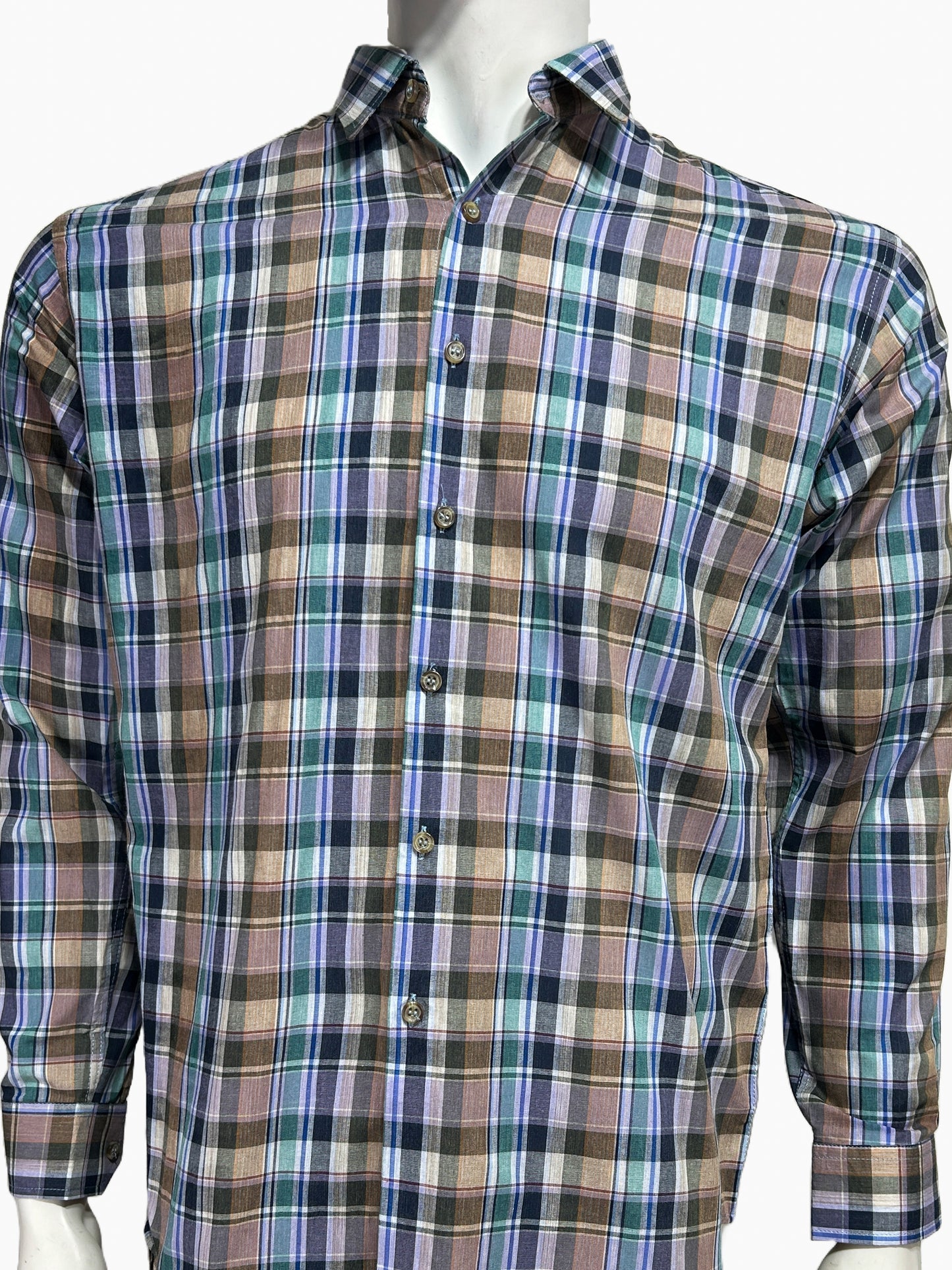 Brown Checks Casual Shirt For Men MCS88