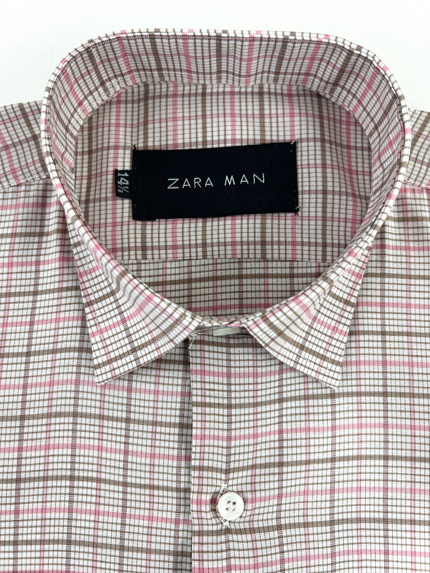 Pink Checks Formal Dress Shirt For Men MFS341