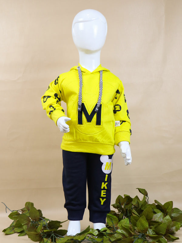 BS12 SK Hooded Kids Suit 1Yr - 4Yrs M Yellow