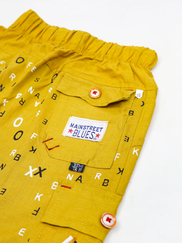 AT Boys T-Shirt 2 Yrs - 8 Yrs The Best Way Out yellow