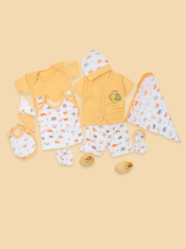 HG Newborn Gift Set 0Mth - 3Mth Pack of 12 Game Goal Light Orange