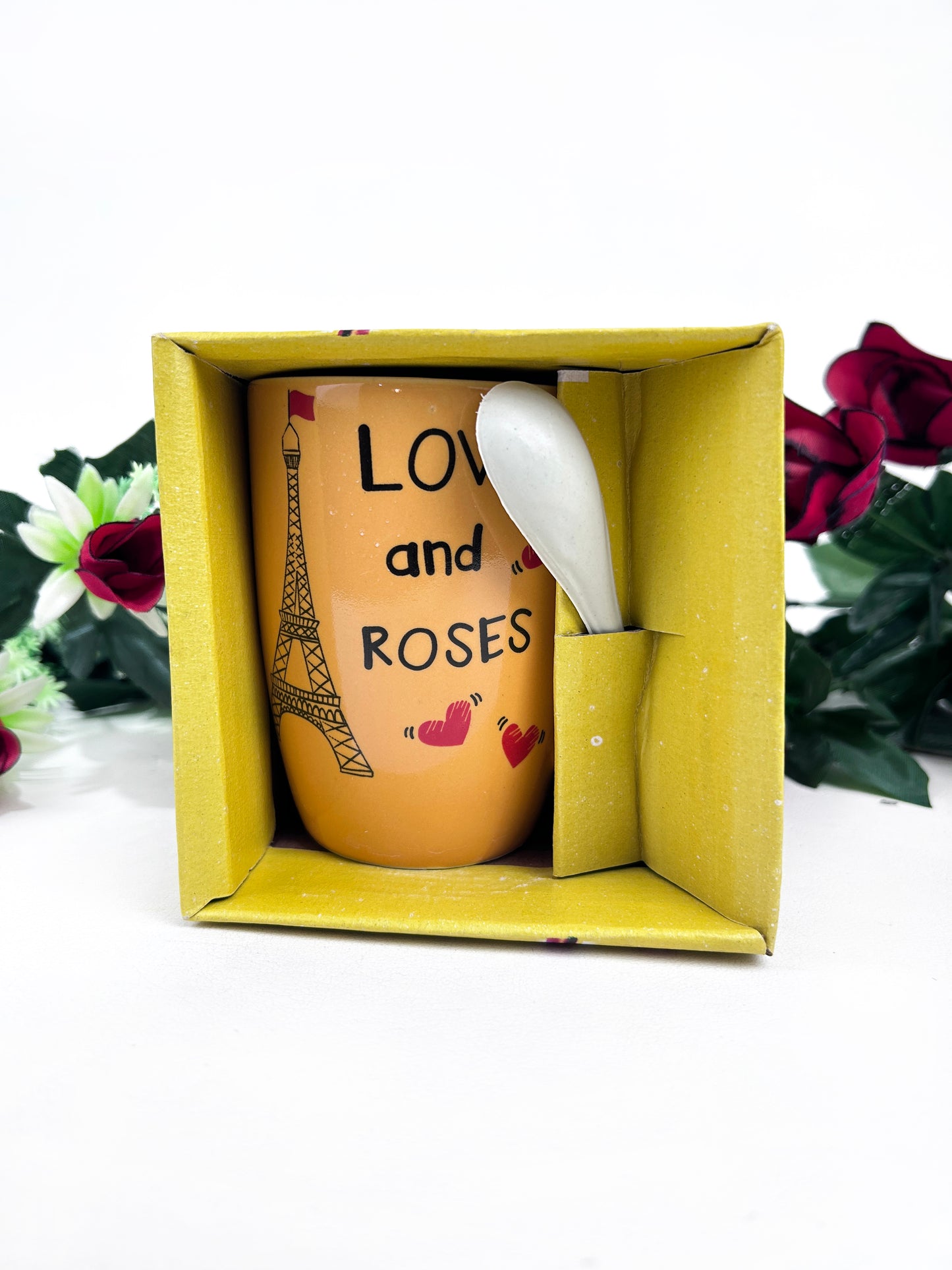 Coffee Mug with Spoon & Lid Set CM36