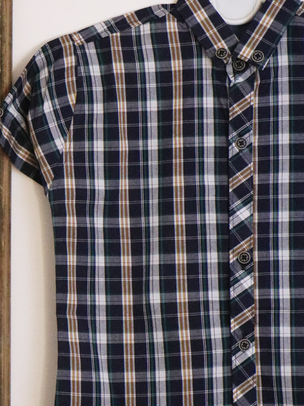 AZ Boys Casual Shirt 5Yrs - 12 Yrs White Check