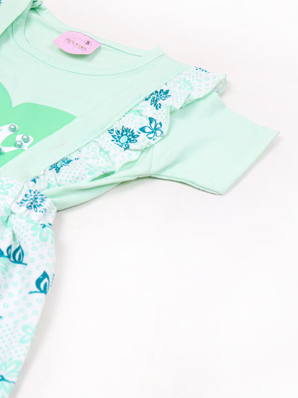 BG Girls Suit 1Yr - 4Yr Love Light Sea Green