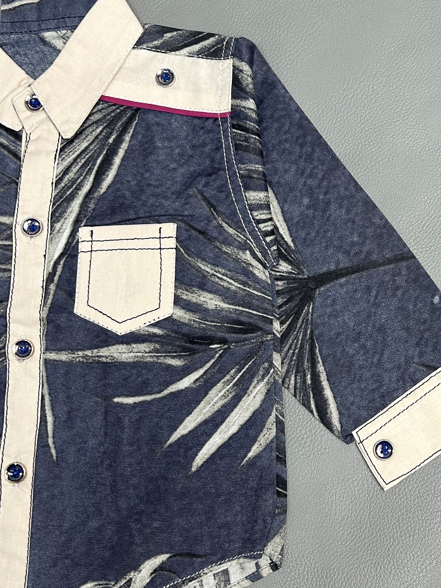 2.5Yrs - 8Yrs G Blue Casual Shirt for Boys BCS29