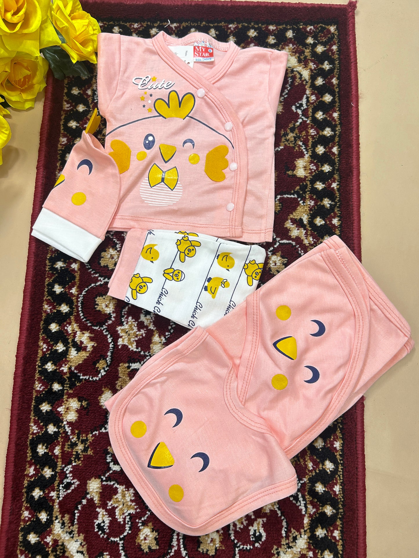 0Mth - 3Mth Cute 5Pcs Gift Set For Newborn HG NBGS212