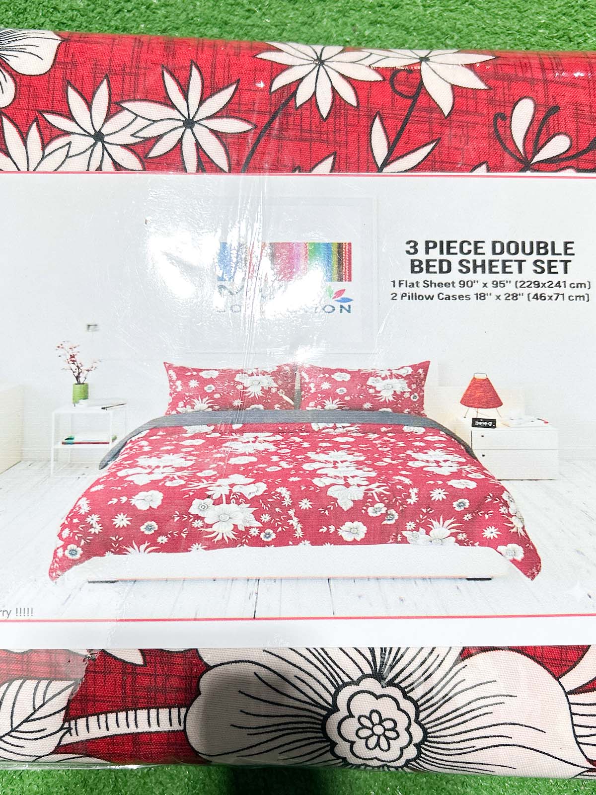 3Pc Double Bed Sheet BS113