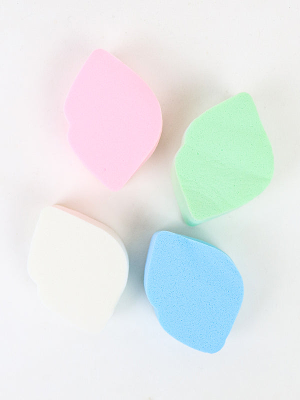 Pack Of 4 Makeup Sponge Beauty Blender Puff Multicolor