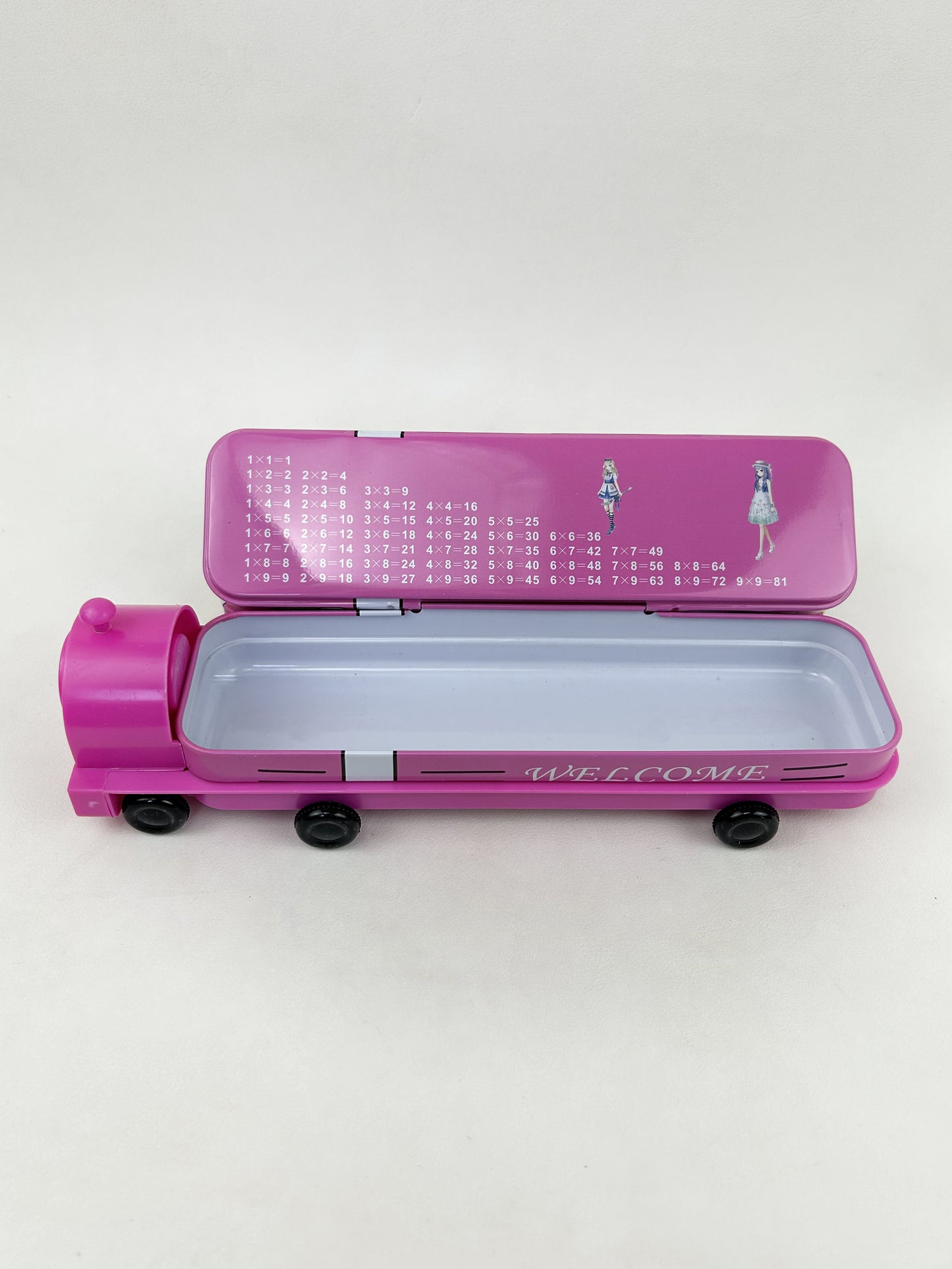 Pink Truck Pencil Box For Kids PB98