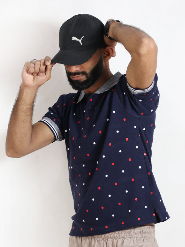 HG Men's Polo T-Shirt Navy Blue 11