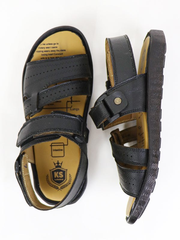 SC Sandal for Men Dark Charcoal Design #34