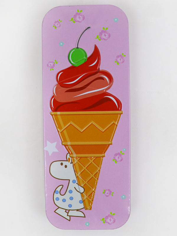 PB11 Metal Pencil Box For Kids Ice Cream Pink