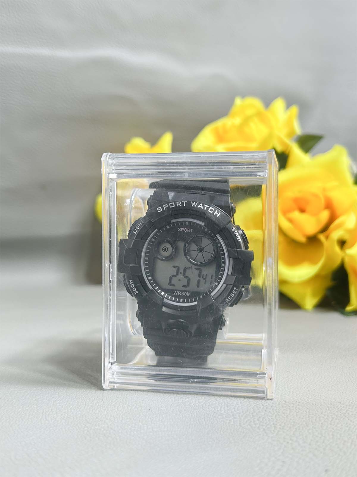 Black Wrist Watch For Boys KWW84
