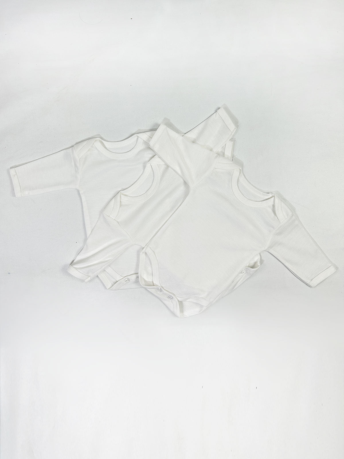 Pack Of 3 Newborn White Inner Full Sleeve Vest NBC18