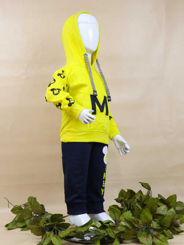 BS12 SK Hooded Kids Suit 1Yr - 4Yrs M Yellow