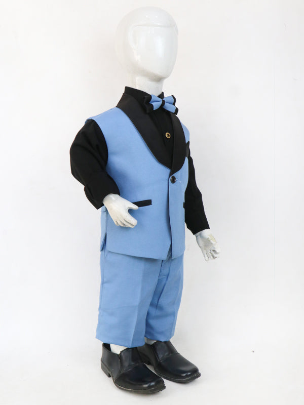 BCP06 4 PCS Suit for Boys 6Mth - 14Yrs Light Blue