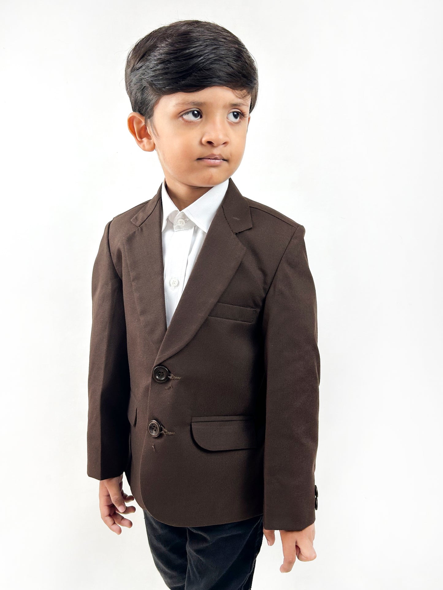 3Yrs - 7Yrs Dark Brown Casual Coat Blazer For Boys / School Uniform Blazer CB01