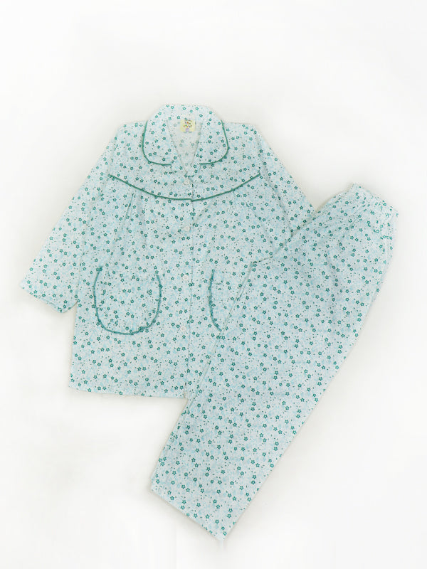 NG Kids Cotton Night Suit 6Yrs - 8Yrs 07 Green