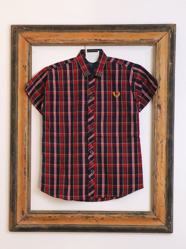 AZ Boys Casual Shirt 5Yrs - 12 Yrs Red Check