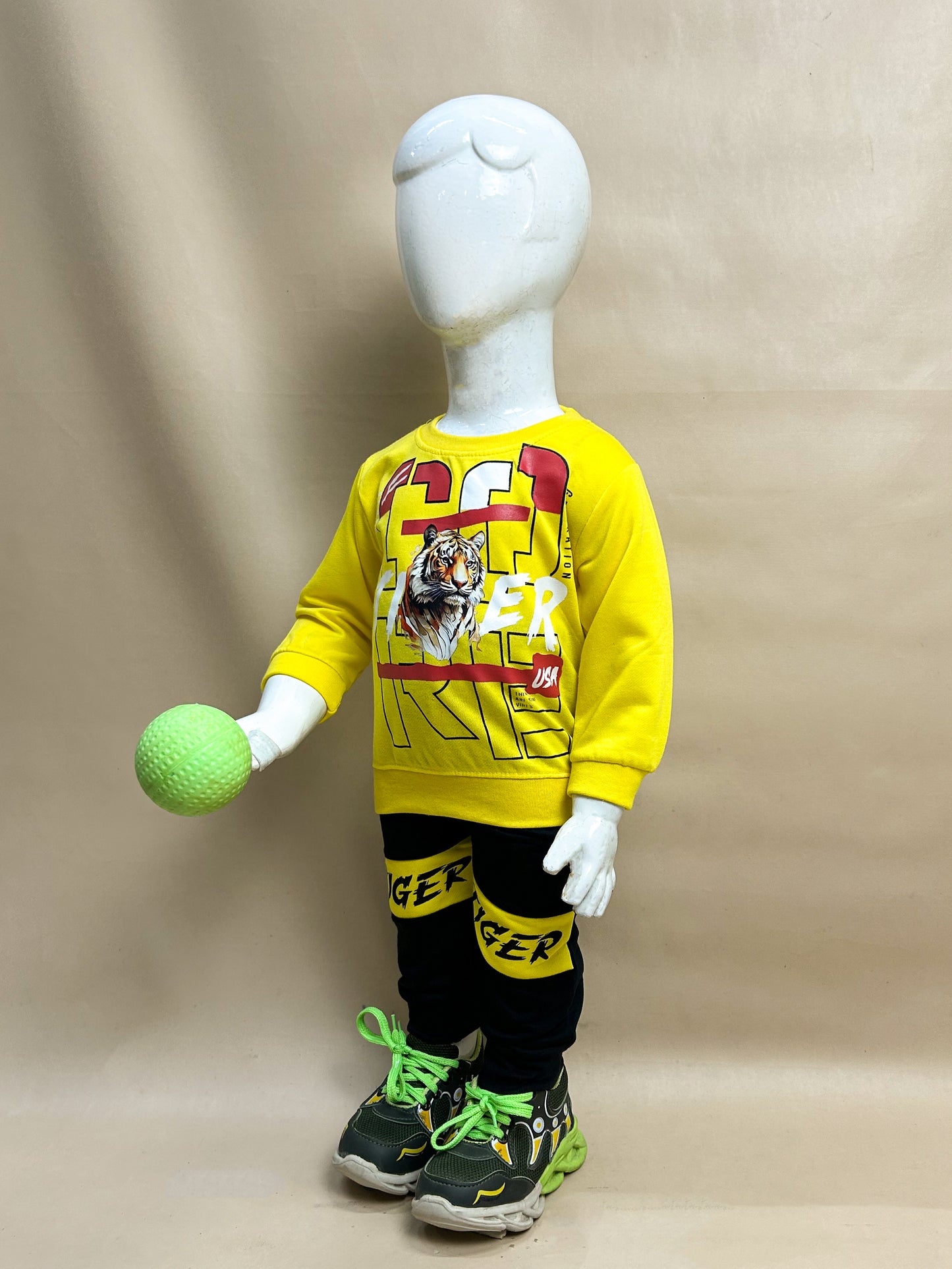 1Yr - 4Yrs Tiger Yellow Suit For Kids SK BS120