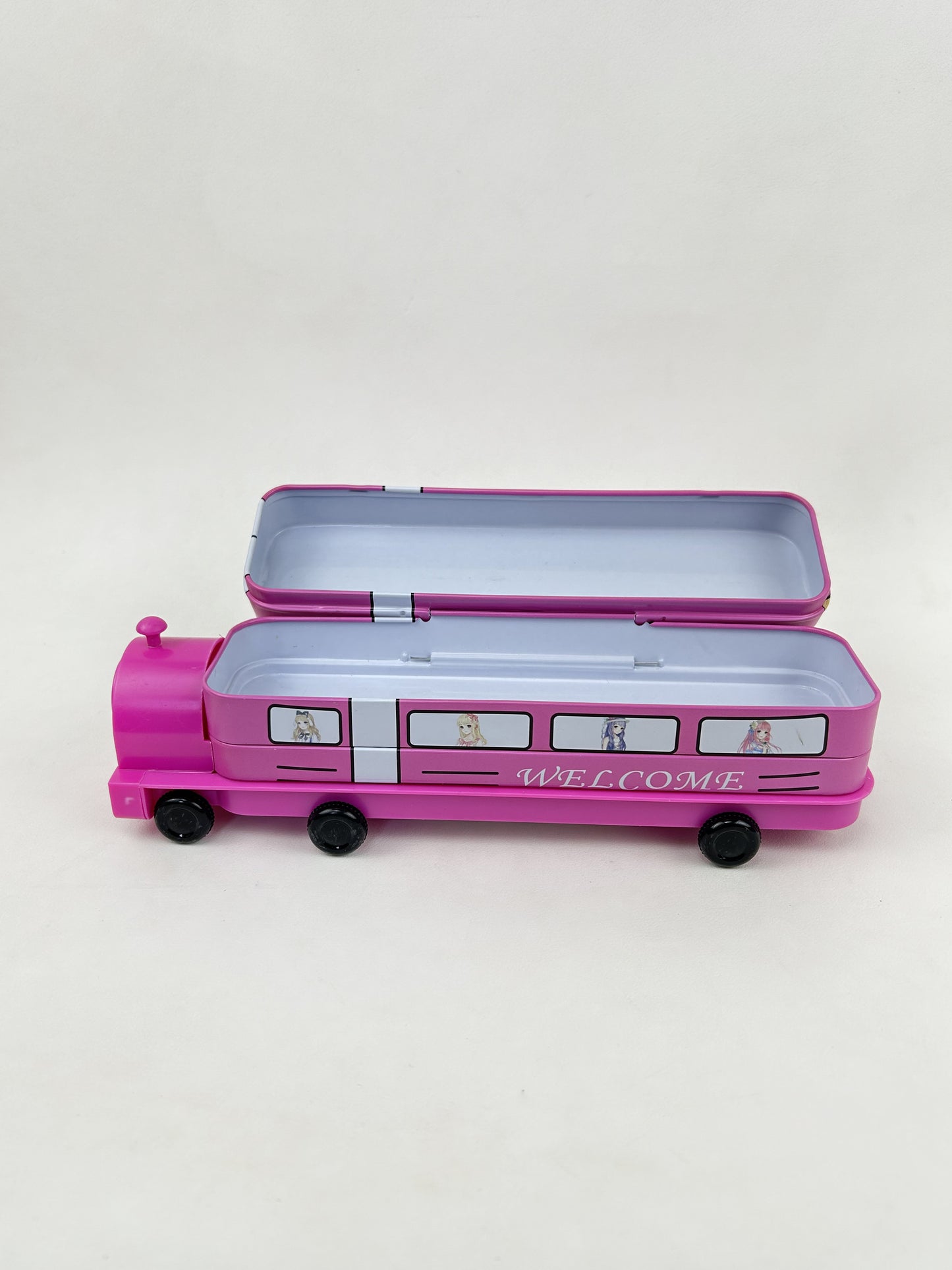 Pink Truck Pencil Box For Kids PB98