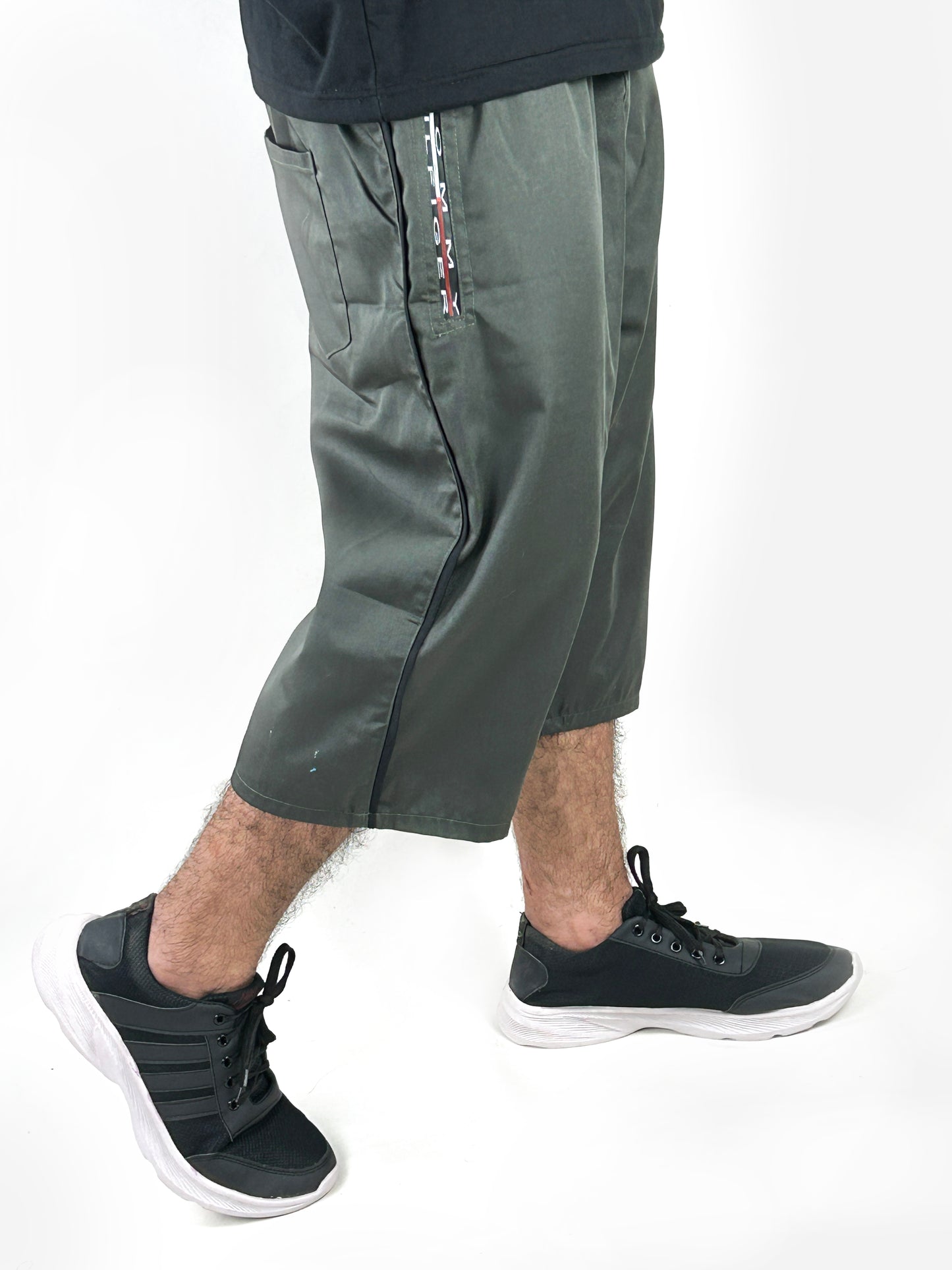 Green Cargo 3-QTR Short for Men AA MS122