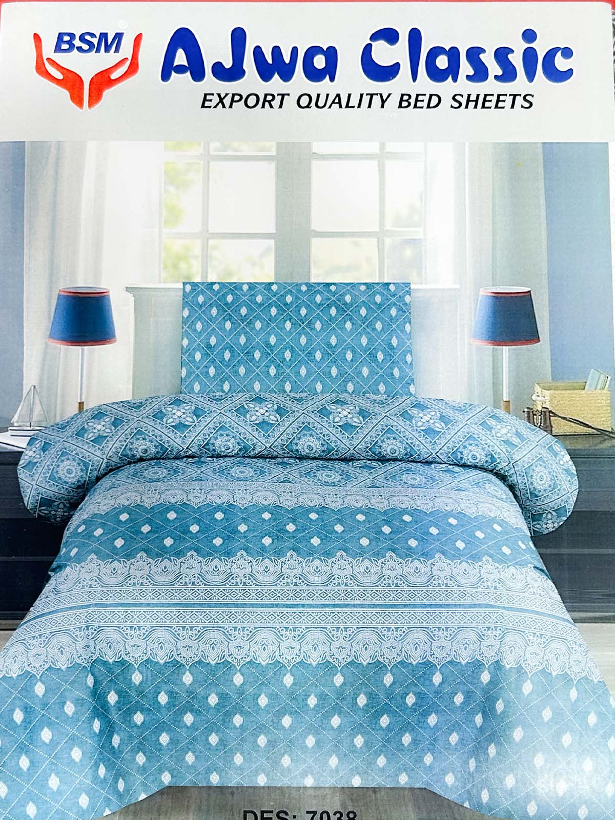 2Pc Single Bed Sheet BS124