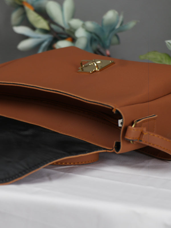 WHB11 Women's Handbag X Brown
