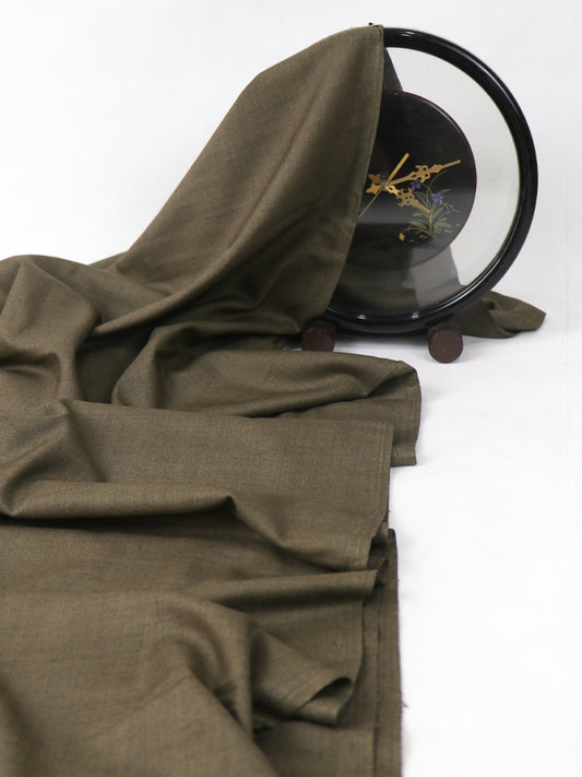 Men's TR Unstitched Kameez Shalwar Fabric Brown