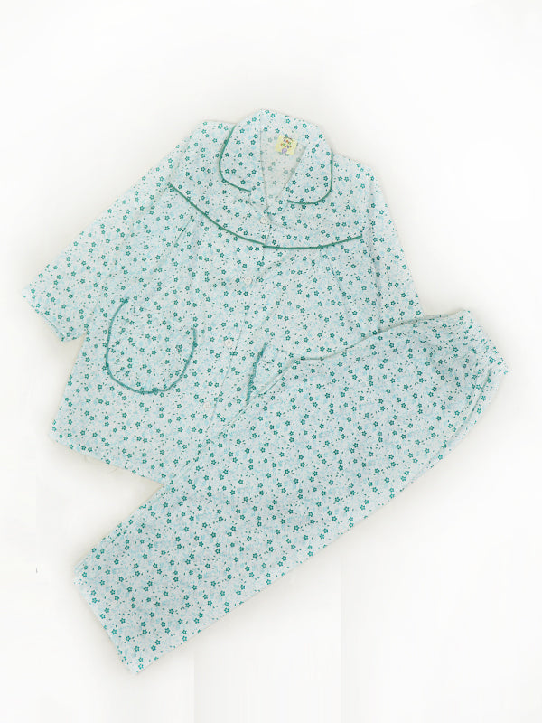 NG Kids Cotton Night Suit 6Yrs - 8Yrs 07 Green