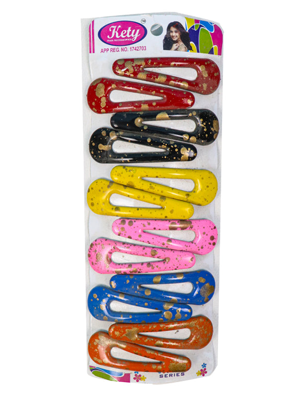Pack of 12 Girl's Hairpins Multicolor & Multidesign H-003