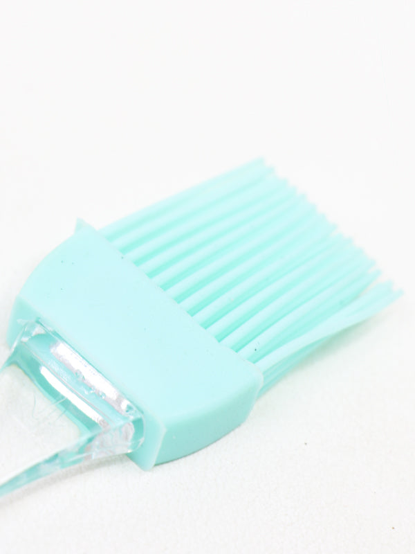 2 Pcs Set of Silicone Brush & Spatula Small Multicolor