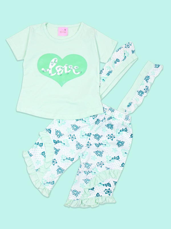 BG Girls Suit 1Yr - 4Yr Love Light Sea Green