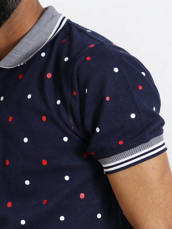 HG Men's Polo T-Shirt Navy Blue 11