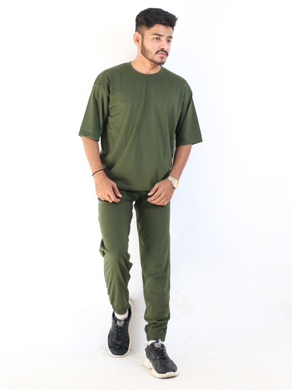 SN Men's Plain Track Suit Green