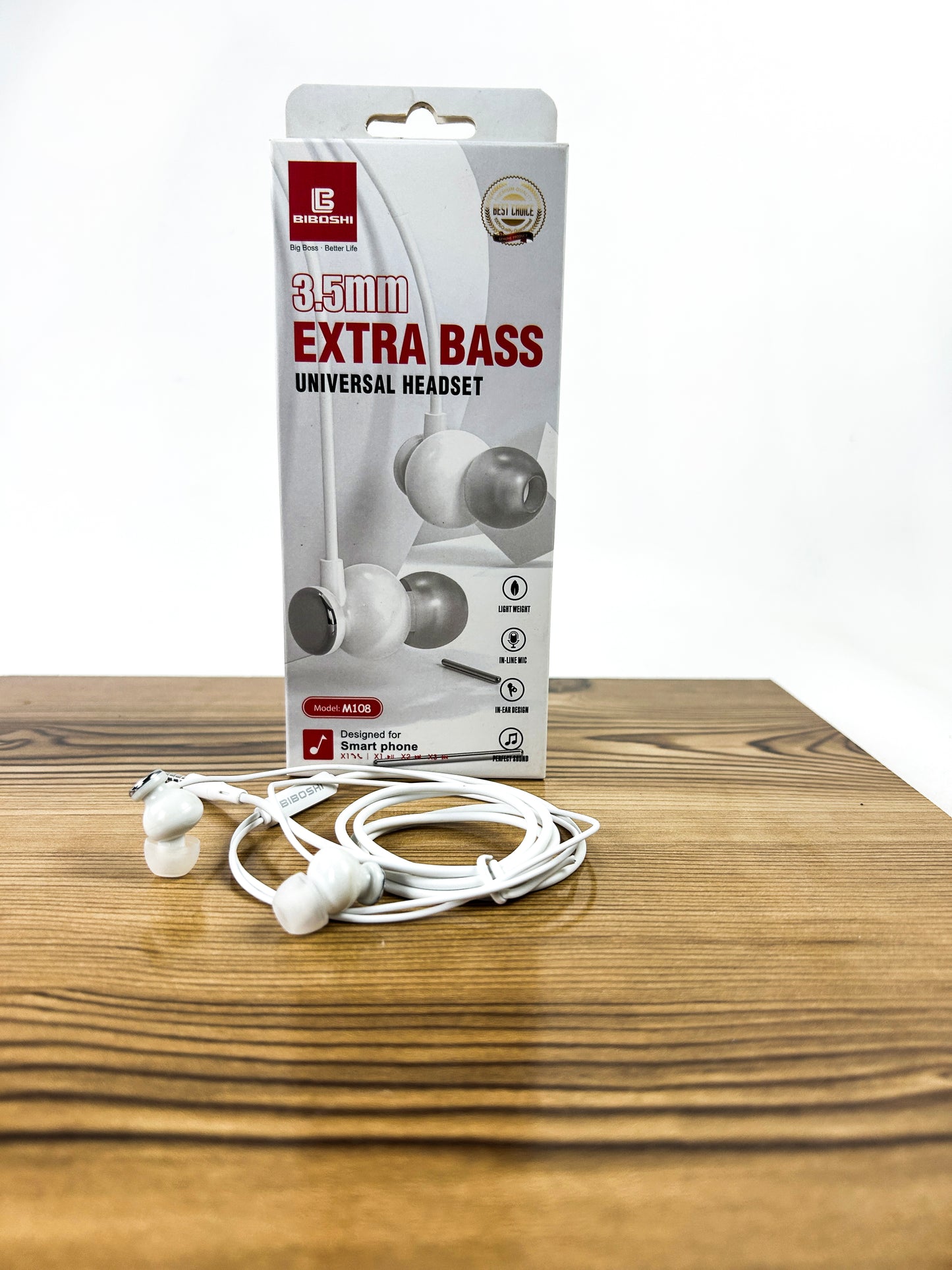 M-108 Extra Bass Wired Earphones MA59