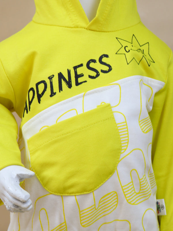 BS13 SK Hooded Kids Suit 1Yr - 4Yrs Happiness Yellow