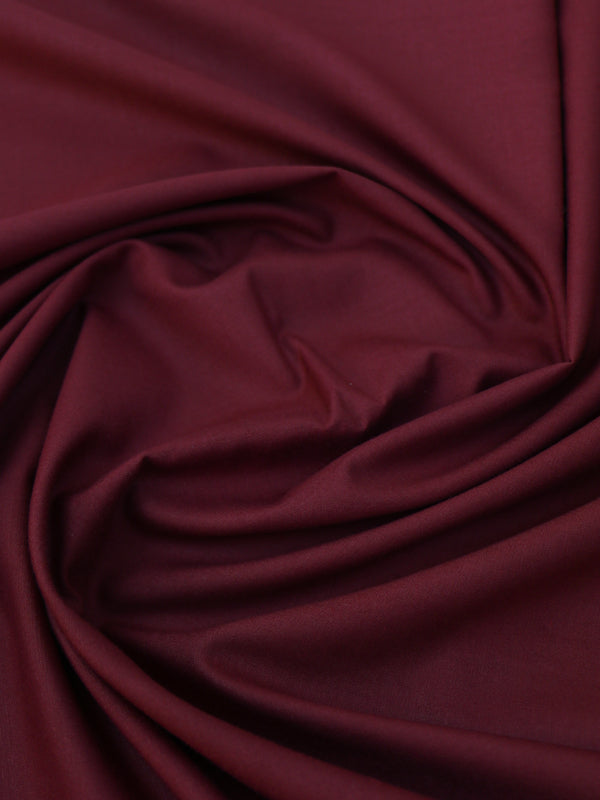 Men's Unstitched Kameez Shalwar Fabric Plain Maroon MUF42