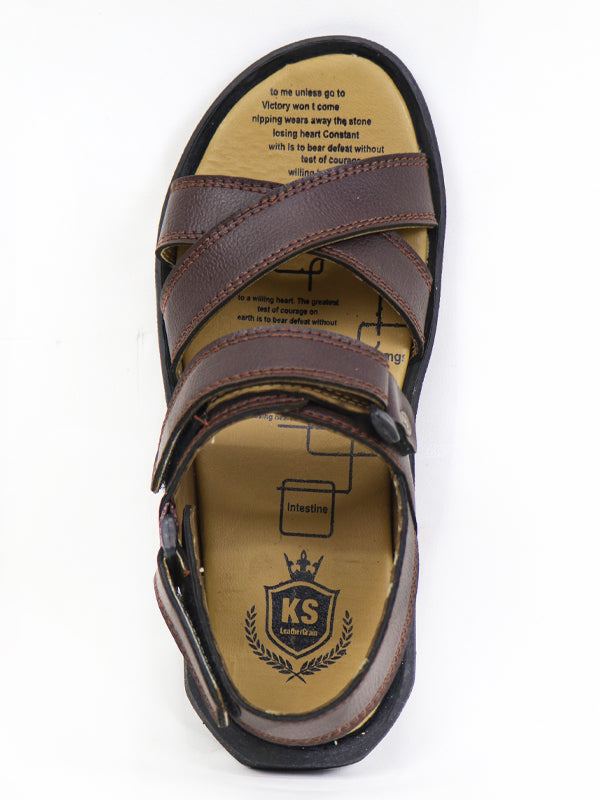 SC Sandal for Men Brown Design #28-30