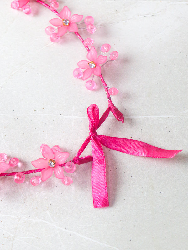 D Pink Hair Band For Girls GHB13